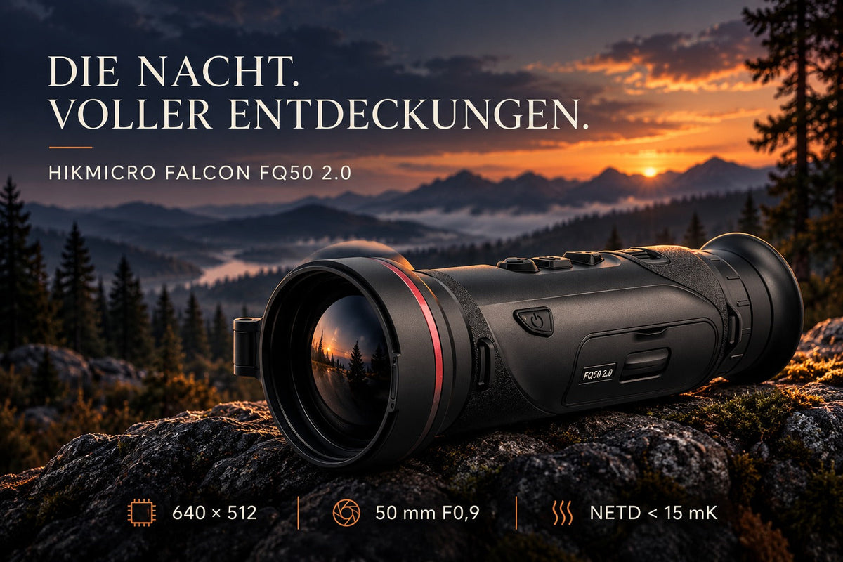 HIKMICRO FALCON FQ50 2.0 – Wärmebildmonokular | 640 × 512 & 50 mm F0,9