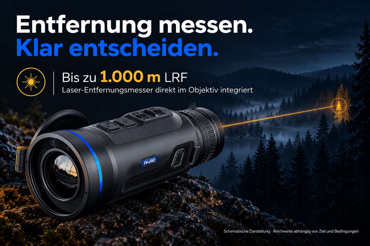 PARD Leopard 640 eX 35 mm – Wärmebildmonokular mit 1.000 m Laser-Entfernungsmesser