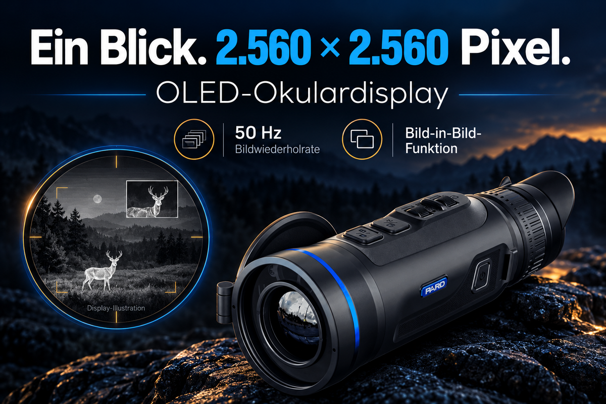 PARD Leopard 640 eX 35 mm – Wärmebildmonokular mit 1.000 m Laser-Entfernungsmesser