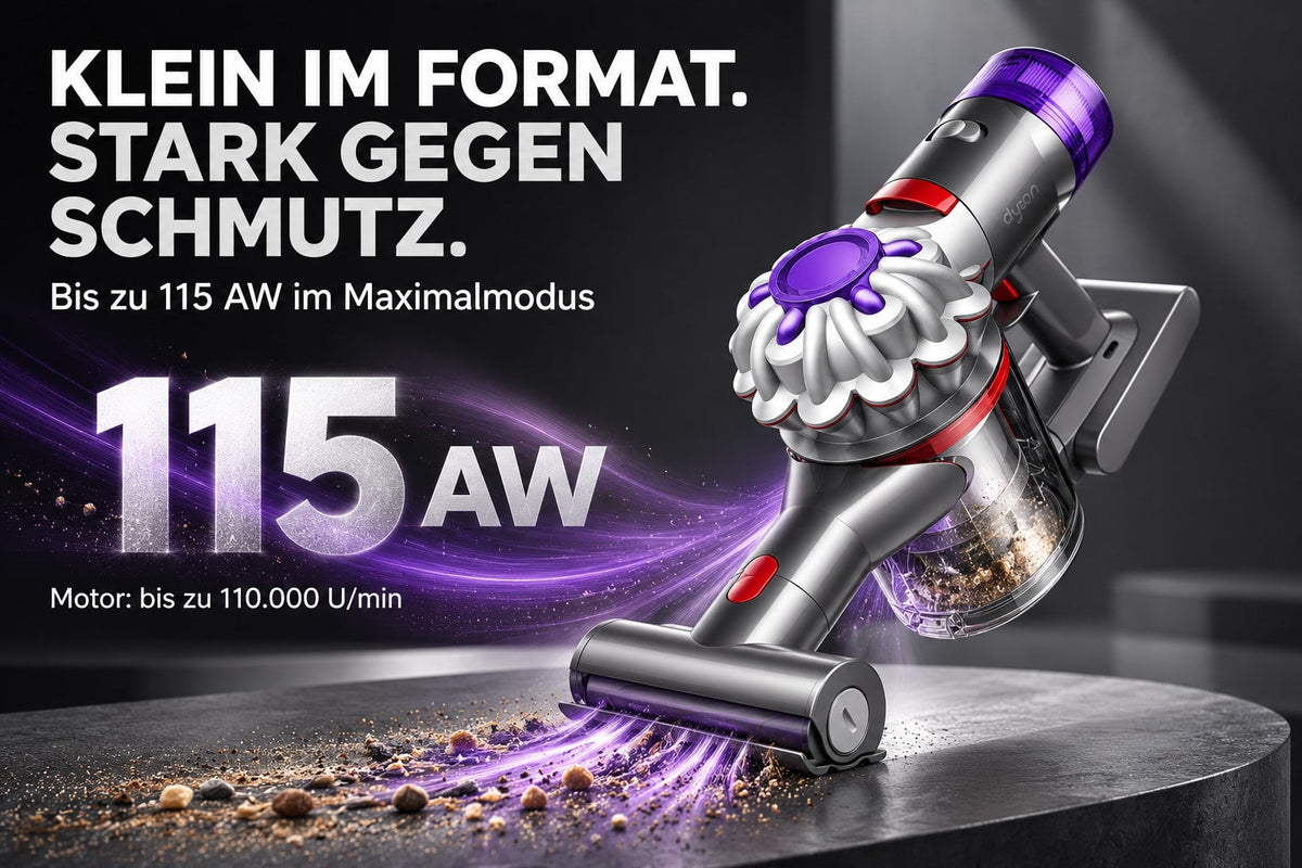 Dyson Car+Boat™ – Akku-Handstaubsauger mit 3 Aufsätzen | Silber