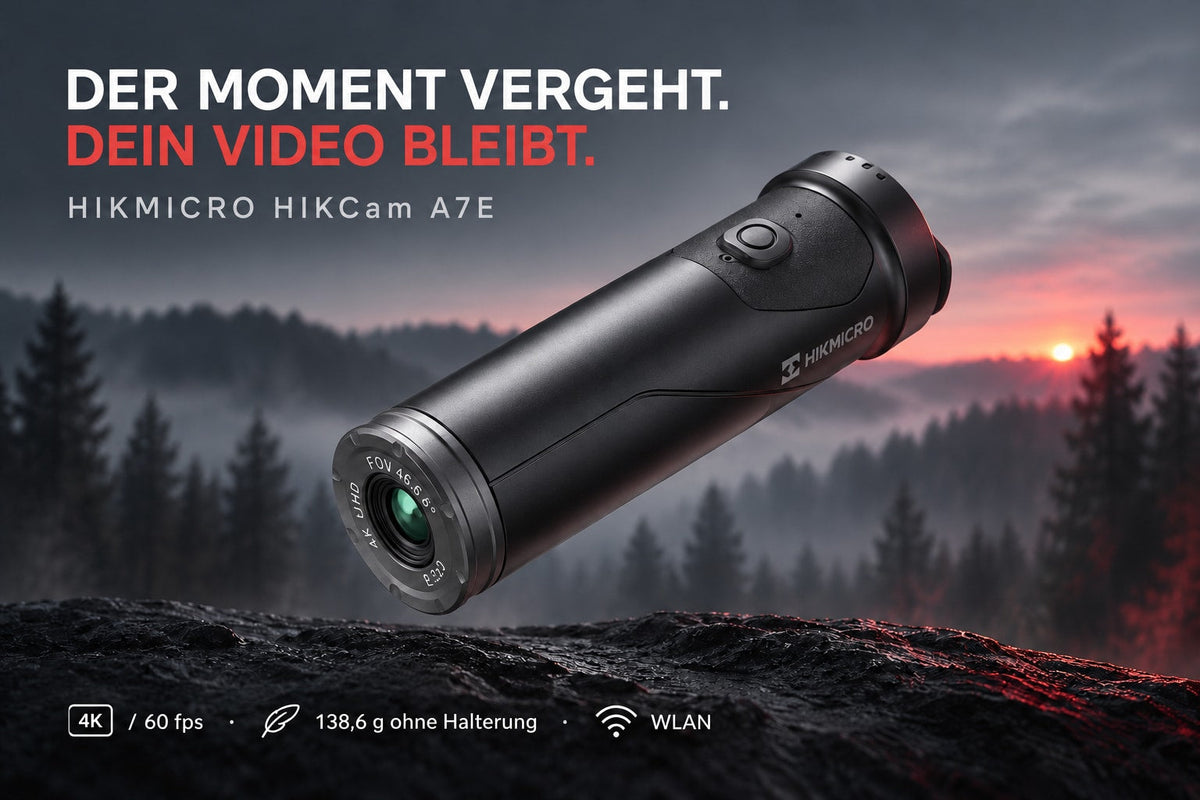 HIKMICRO HIKCam A7E – 4K/60fps Action-Kamera | 138,6 g & WLAN