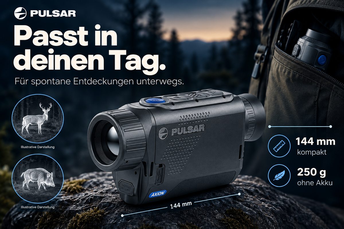 PULSAR Axion XQ30 Pro – Kompaktes Wärmebildmonokular