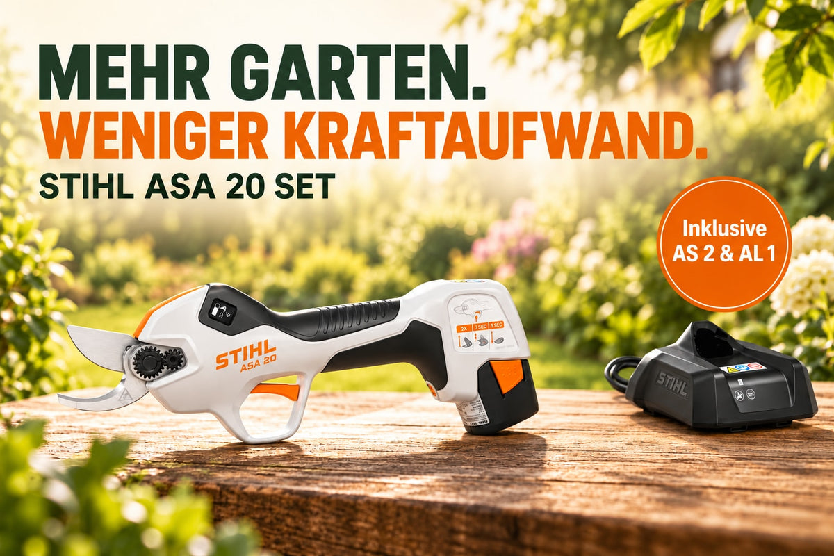 STIHL ASA 20 Set – Akku-Astschere mit AS 2 & AL 1 | bis 25 mm