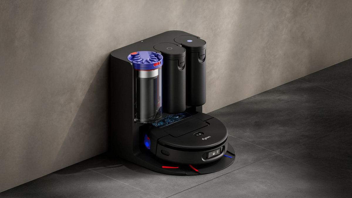 Dyson Spot+Scrub™ Ai – Saug- und Wischroboter mit Station, Schwarz