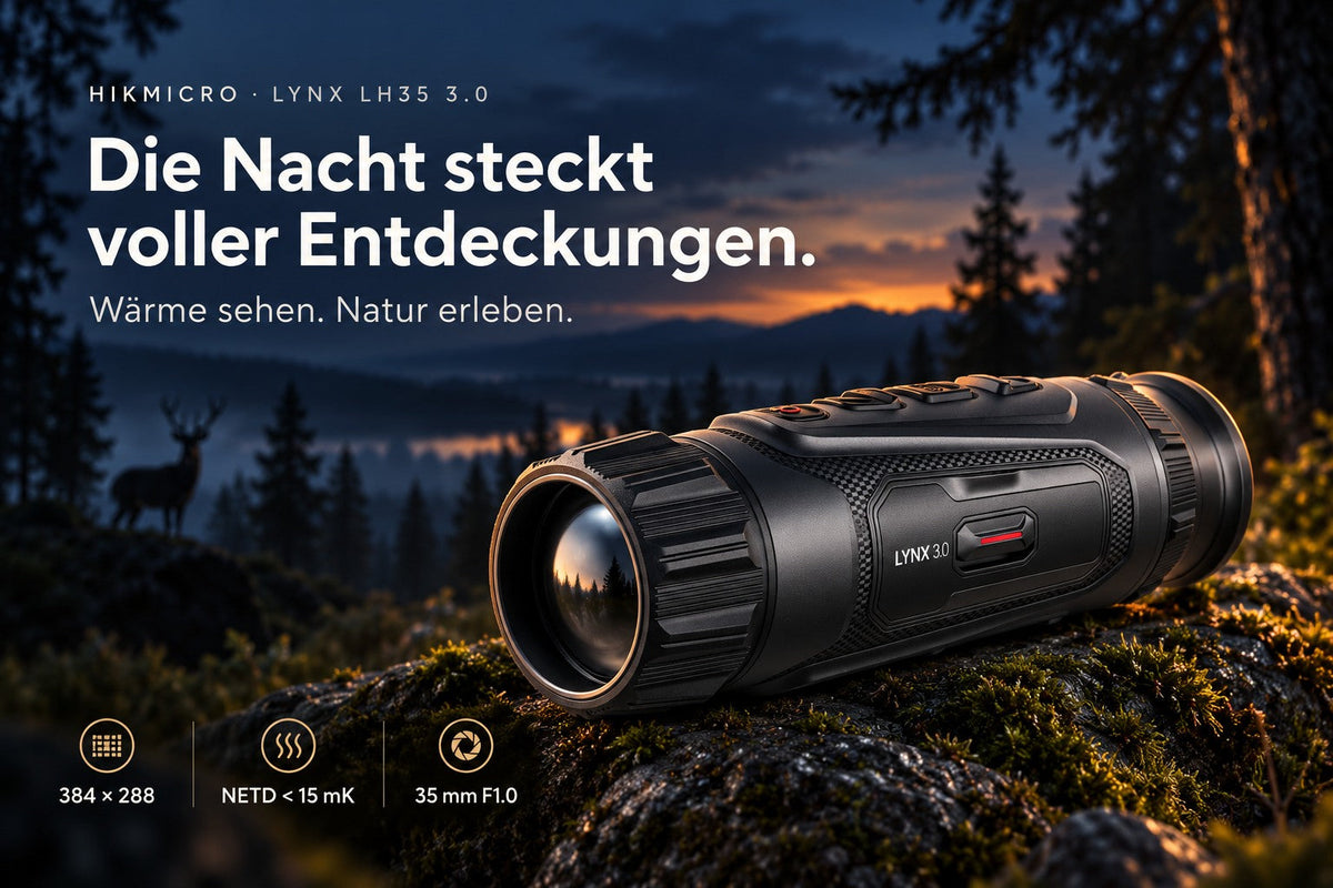 HIKMICRO LYNX LH35 3.0 – Wärmebildmonokular mit 35-mm-Optik