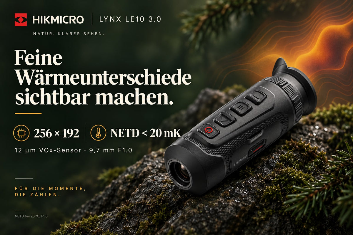 HIKMICRO LYNX LE10 3.0 – Kompakte Wärmebildkamera für Natur & Revier