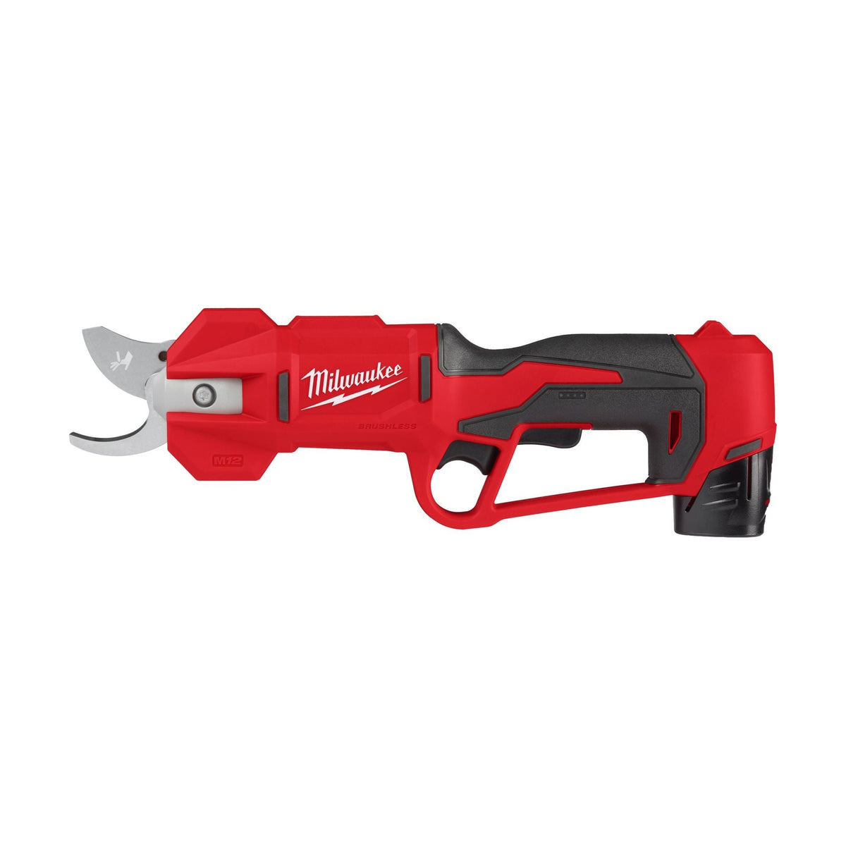Milwaukee M12 BLPRS-202 Akku-Astschere – Set mit 2× 2,0 Ah & Ladegerät