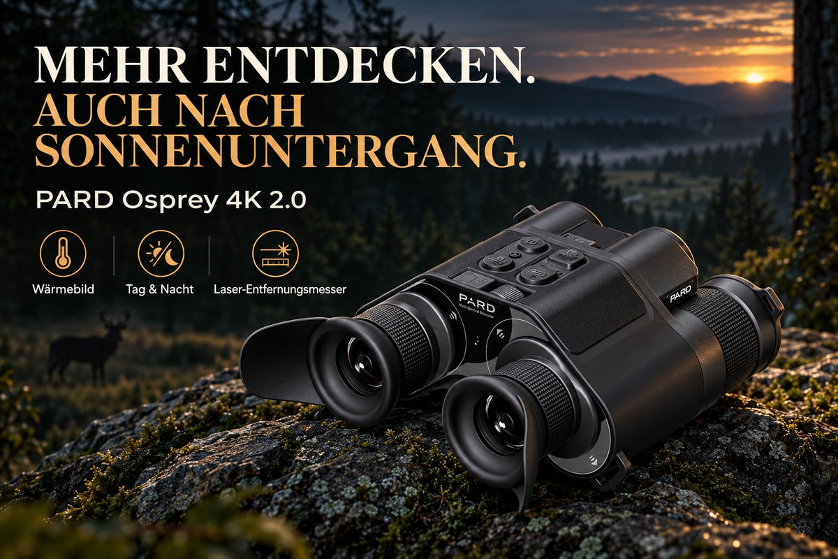 PARD Osprey 4K 2.0 – Multispektral-Fernglas inkl. IR-3 940 nm